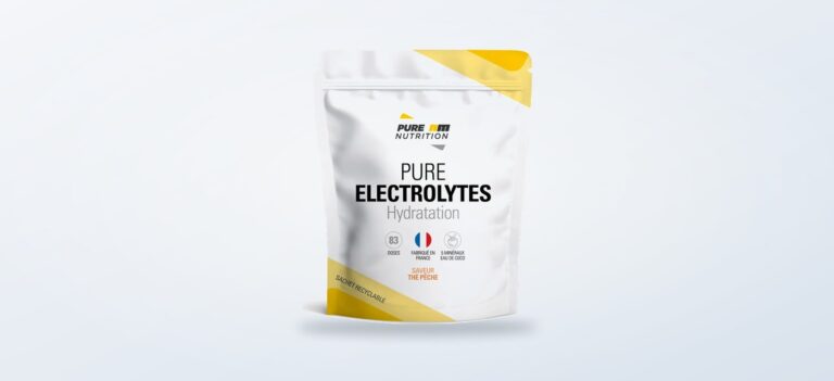 Reprise sportive à l’automne : guide des compléments AM Nutrition Sachet de PURE Électrolytes saveur thé pêche