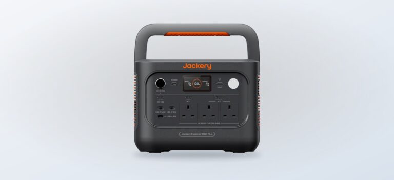 Jackery Winter Power Guide: Choosing a Portable Station for Home and Outdoors Jackery Explorer 1000 Plus v2 portable power station with its carry handle
