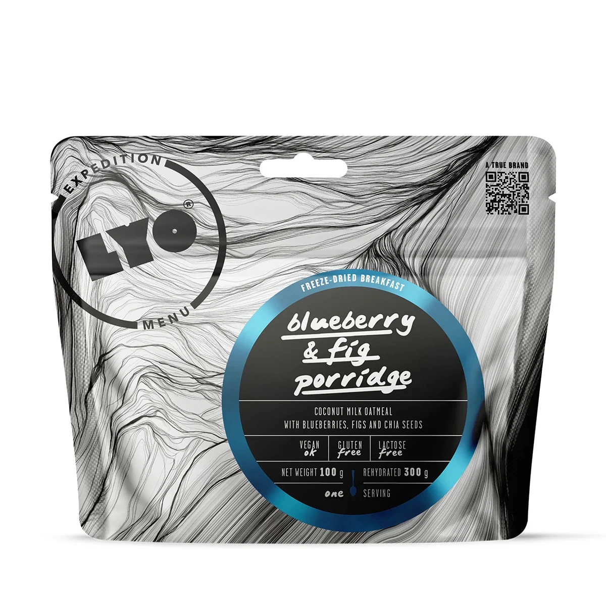 LYO Expedition Blueberry and Fig Porridge pouch