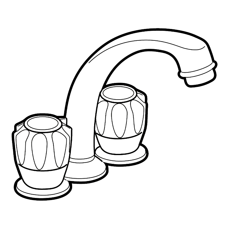 Chateau two-handle bathroom faucet