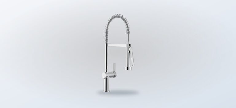 Moen Cia exposed-spring pulldown kitchen faucet