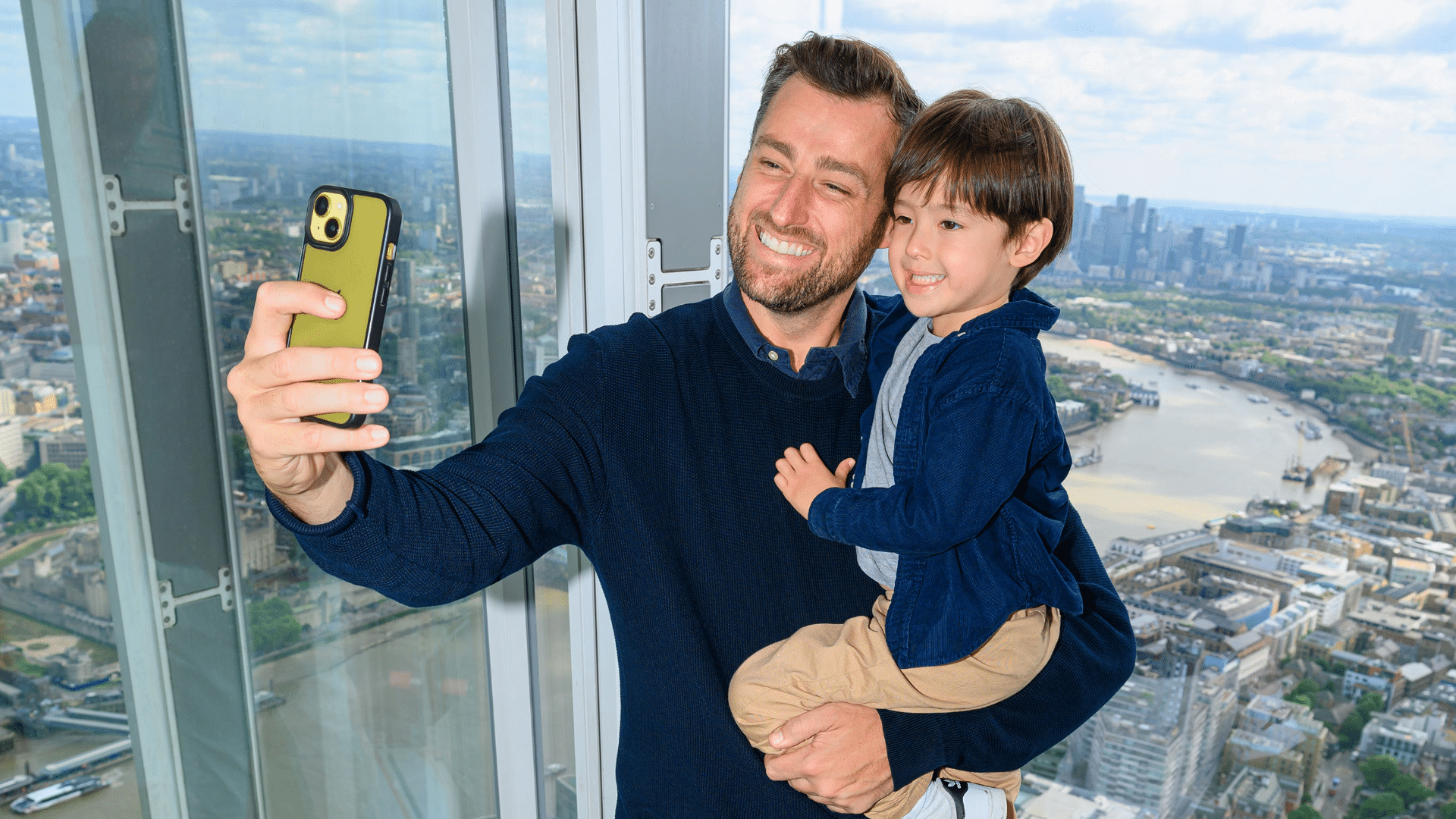 Family and child visit imagery for The View from The Shard