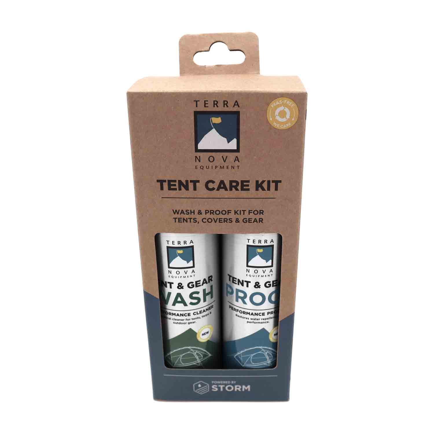 Terra Nova tent wash and proof care kit